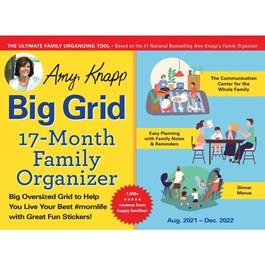 Amy Knapp Big Grid Family Organizer Calendar